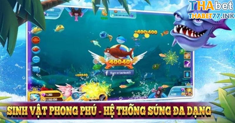 Bắn cá lộc phát cực dễ chơi và quà tặng phong phú